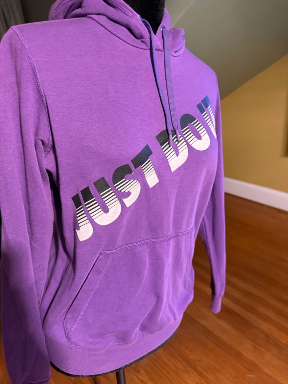 Nike Purple 'Just Do It' Pullover Hoodie